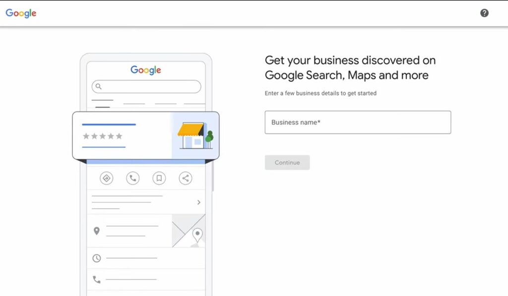Best Way To Advertise A Garage Door Business — 7 Ways To Actually Get Local Customers 1 Entering a business name on google business profile — best way to advertise a garage door business from the start