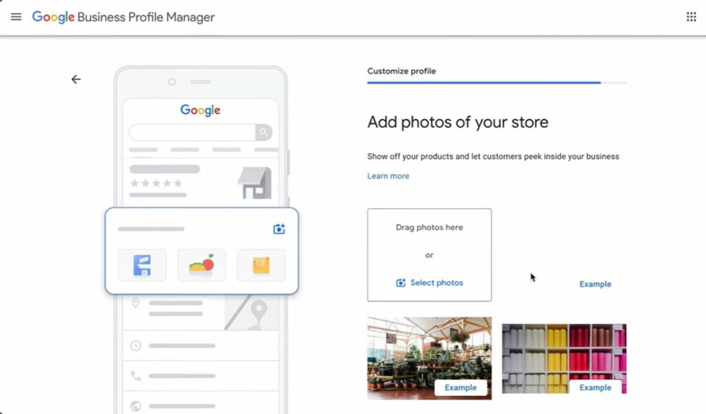 Best Way To Advertise A Garage Door Business — 7 Ways To Actually Get Local Customers 12 Google business profile step for uploading store photos — best way to advertise a garage door business visually